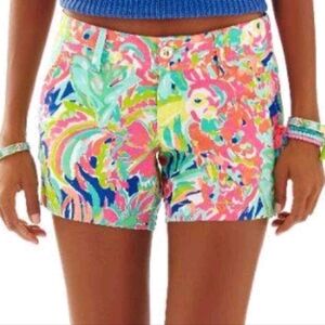 Lilly Pulitzer Callahan Shorts 12 Colorful Casa Banana Beach Tropical